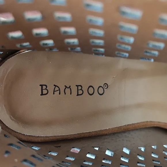 - Bamboo Lace Up Sandals Size 8.5 - Picture 3 of 4